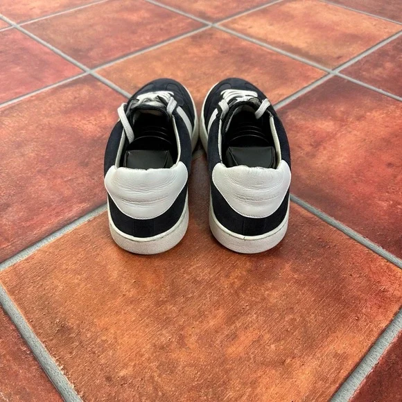 Junk De Luxe Black Lace-Up Low Top Sneakers Size USA 10 UK 9.5 - Picture 8 of 13